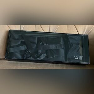 Set of 3 bow ties and cummerbund